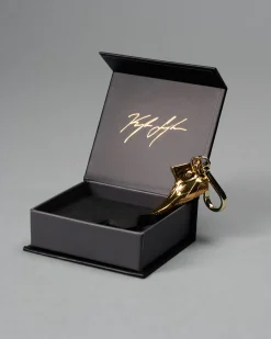RUDIS KS Gold Shoe Keychain