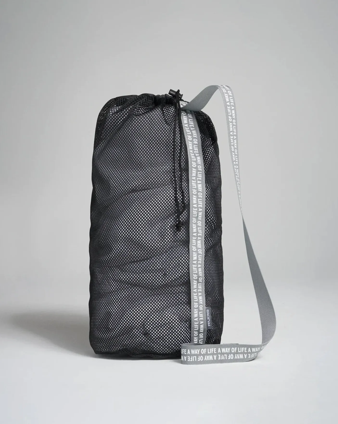 RUDIS Mesh Drawstring Bag - Black