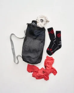 RUDIS Mesh Drawstring Bag - Black