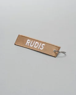 RUDIS Motto Woven Keychain