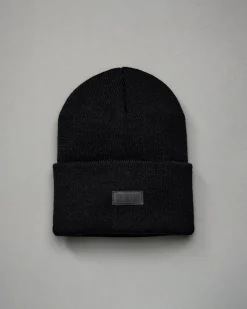 RUDIS Silicone Patch Foldover Beanie