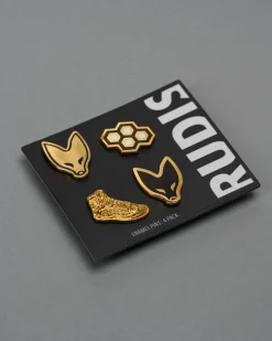RUDIS Sly Fox 4 Pack Enamel Pins