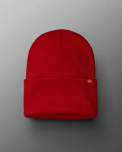 RUDIS Standard Foldover Beanie - Red