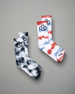 RUDIS Tie Dye Essential Socks (2 Pair)