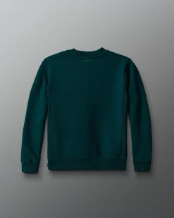 RUDIS Titan Heavyweight Fleece Youth Crewneck - Eagle Green
