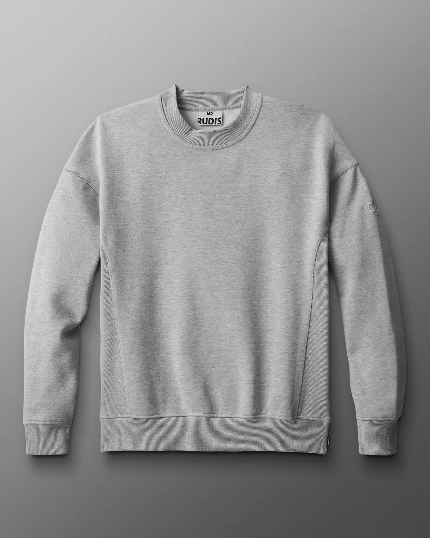 RUDIS Titan Heavyweight Fleece Crewneck - Athletic Gray