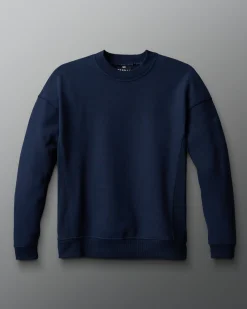 RUDIS Titan Heavyweight Fleece Crewneck - Navy