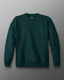 RUDIS Titan Heavyweight Fleece Crewneck - Eagle Green