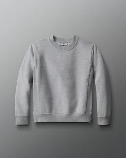 RUDIS Titan Heavyweight Fleece Youth Crewneck - Athletic Gray