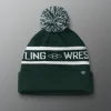 RUDIS Two Tone Pom Beanie - Green/White