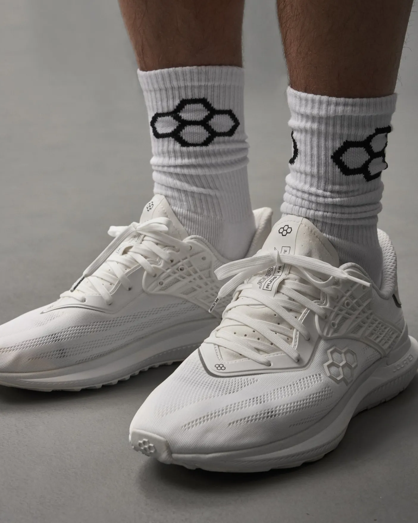 RUDIS White Cushion Crew Socks (6 Pair)