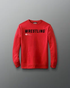 RUDIS Wrestling Slanted Youth Crewneck