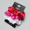 Sarah Hildebrandt 3-Pack Scrunchies - White/Pink/Red