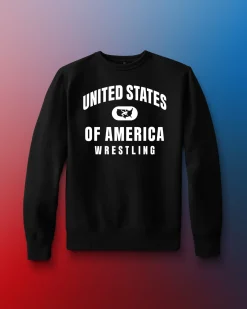 United States of America Wrestling Comfort Fleece Crewneck