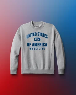 United States of America Wrestling Youth Titan Heavyweight Crewneck