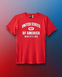 United States of America Wrestling Performance T-Shirt