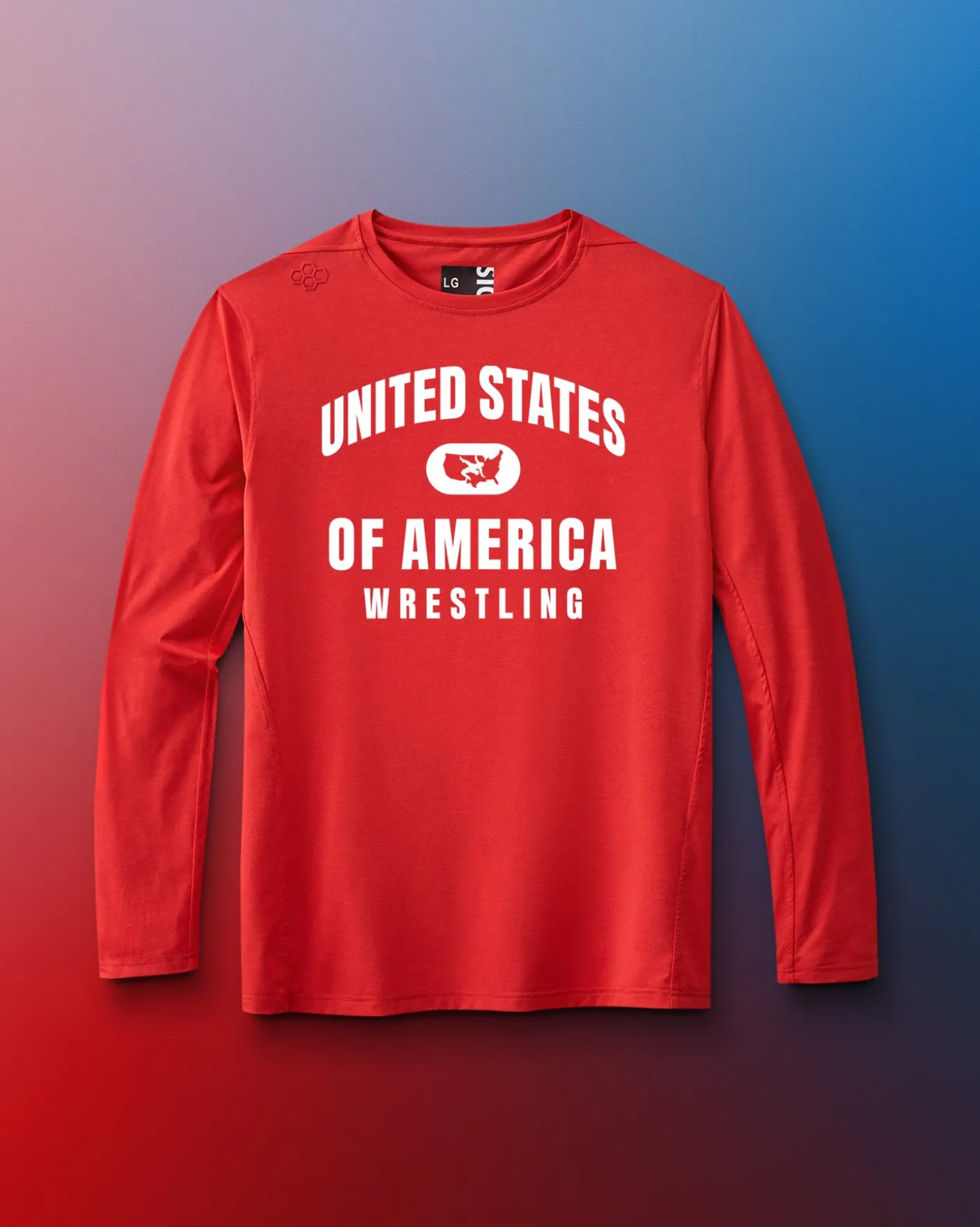 United States of America Wrestling Performance Long Sleeve