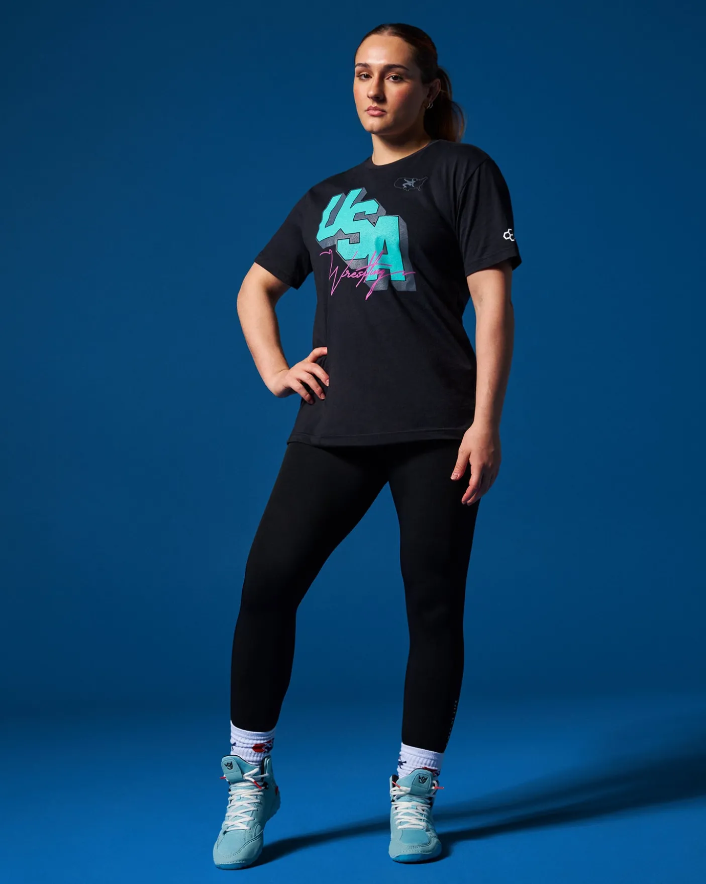 USA Wrestling Block Elite Super Soft T-Shirt