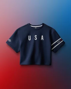 USA Wrestling Chronicle Women's Elite Crop T-Shirt