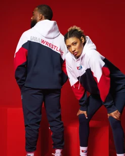 USA Wrestling Colorblock Hoodie