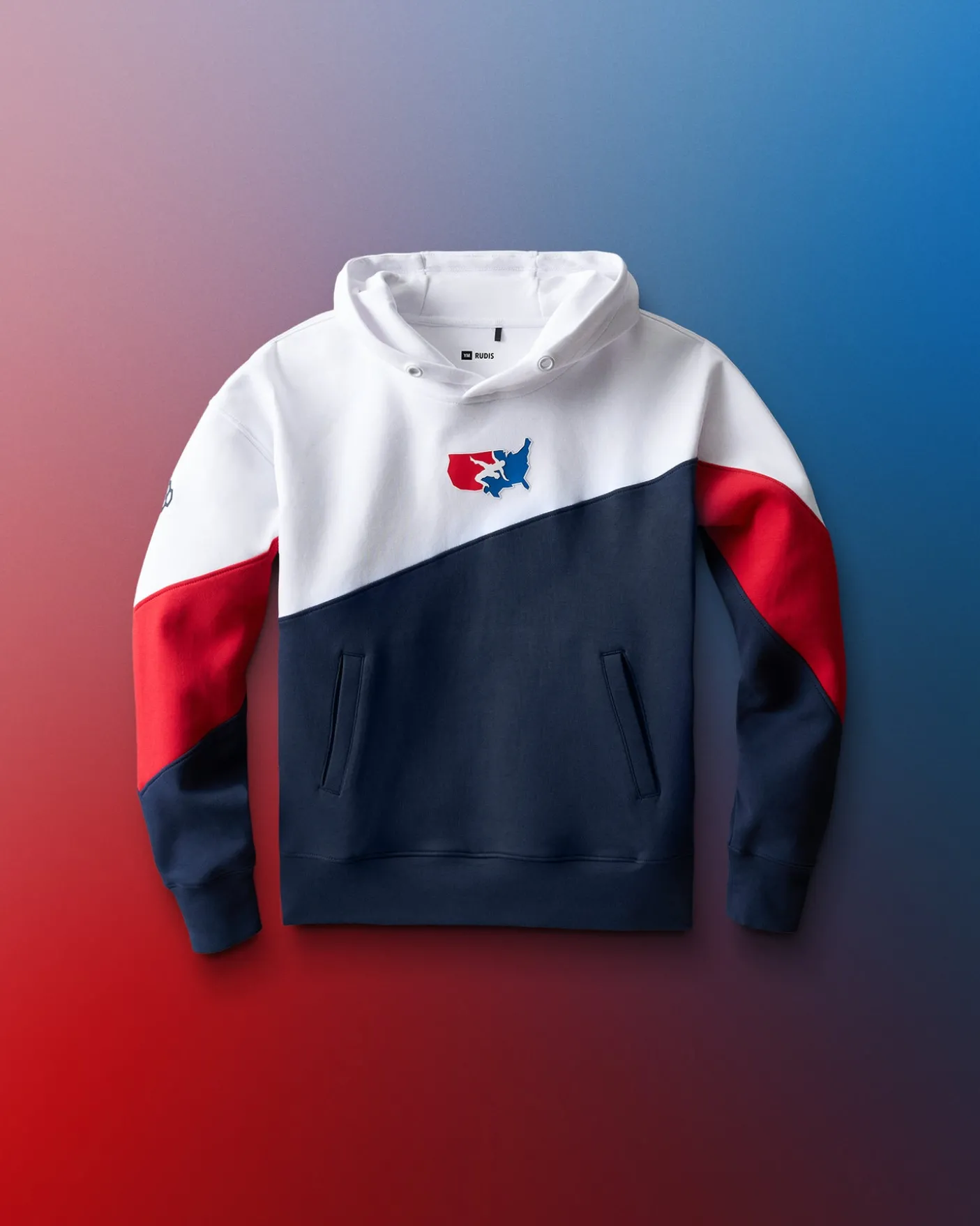 USA Wrestling Colorblock Youth Hoodie