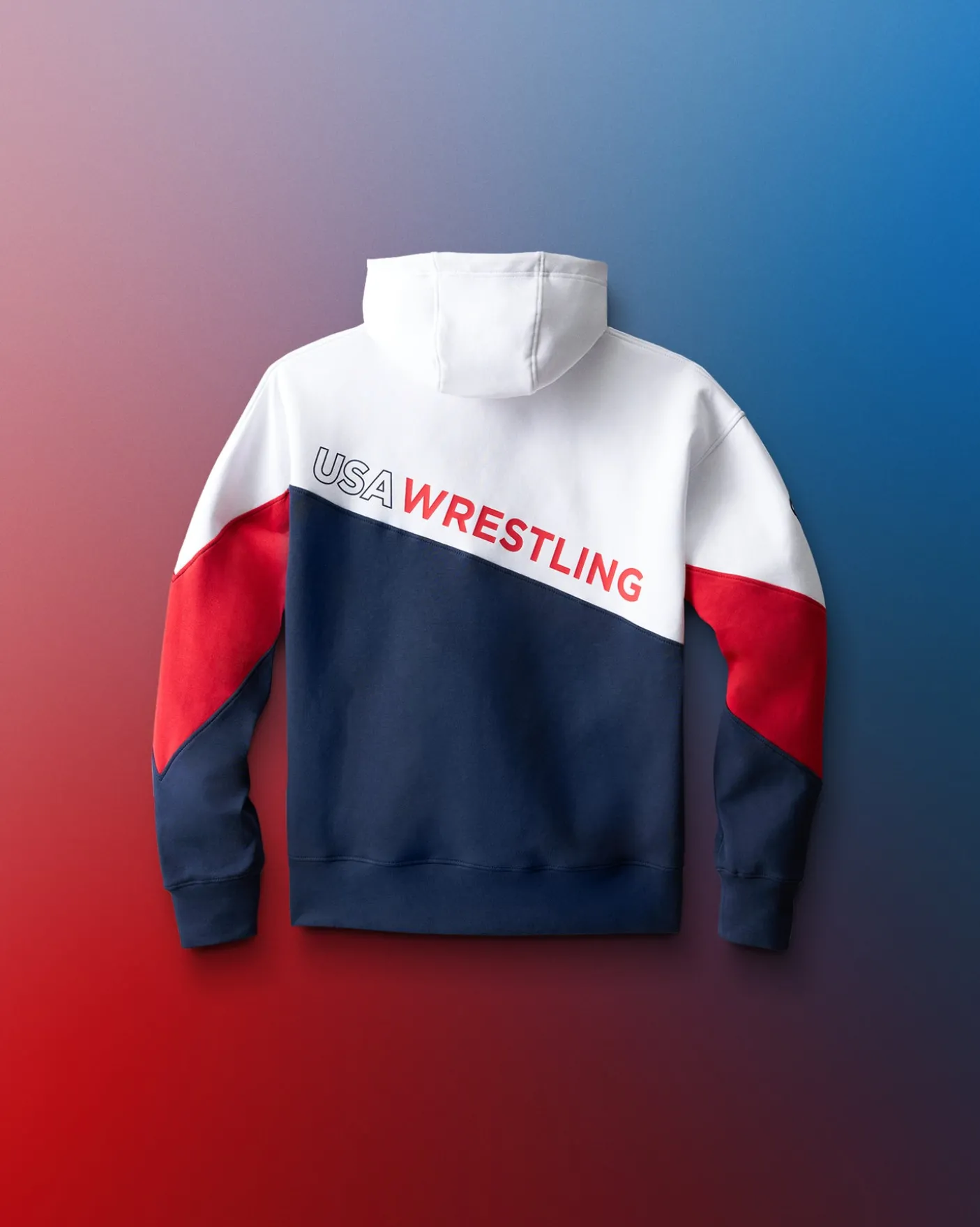 USA Wrestling Colorblock Youth Hoodie