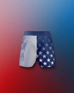 USA Wrestling Flag Youth Sublimated Shorts