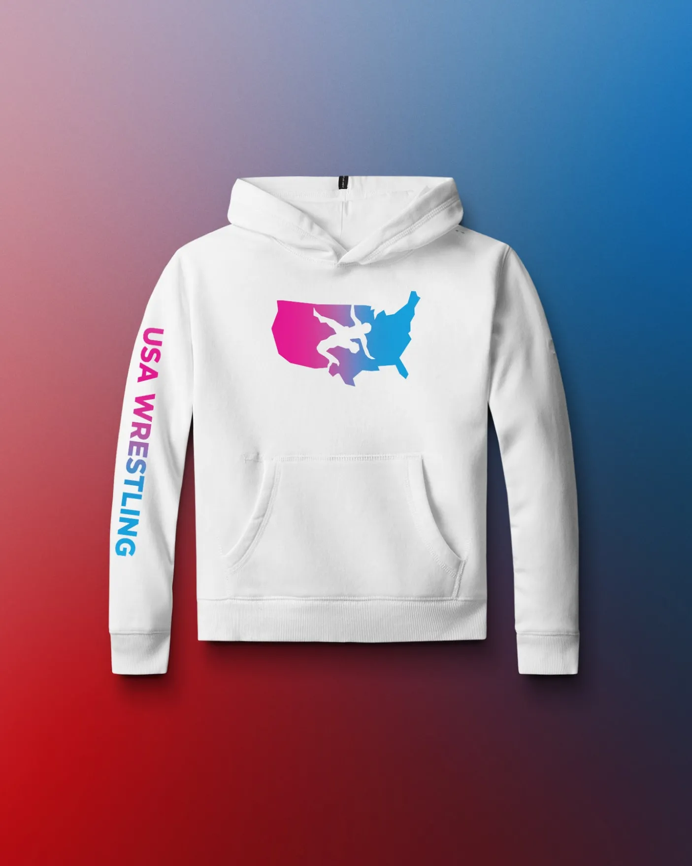 USA Wrestling Gradient Youth Comfort Fleece Hoodie