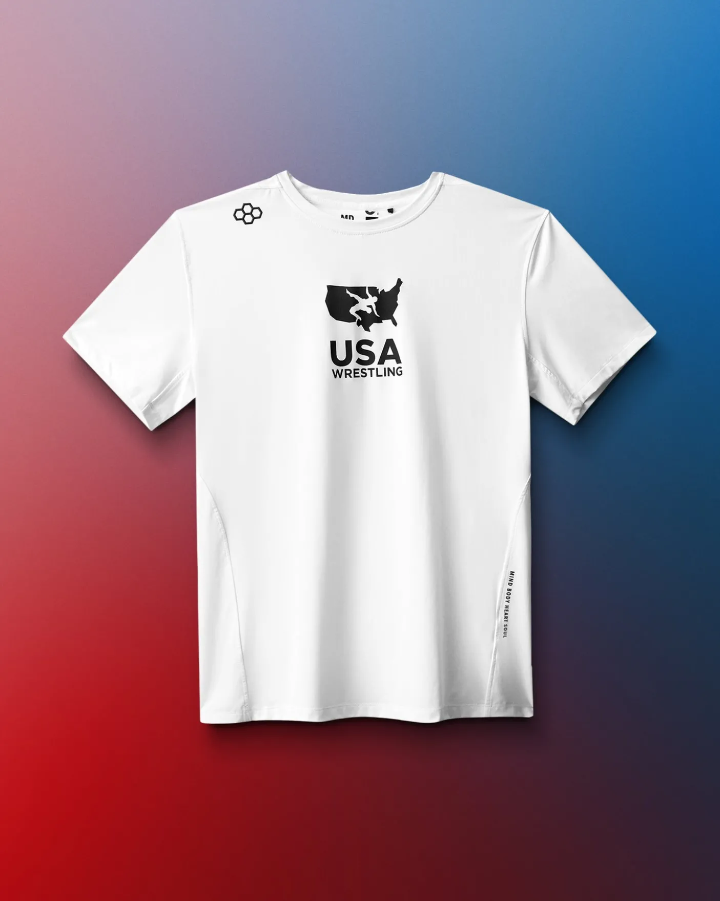 USA Wrestling Legacy Performance Heather T-Shirt