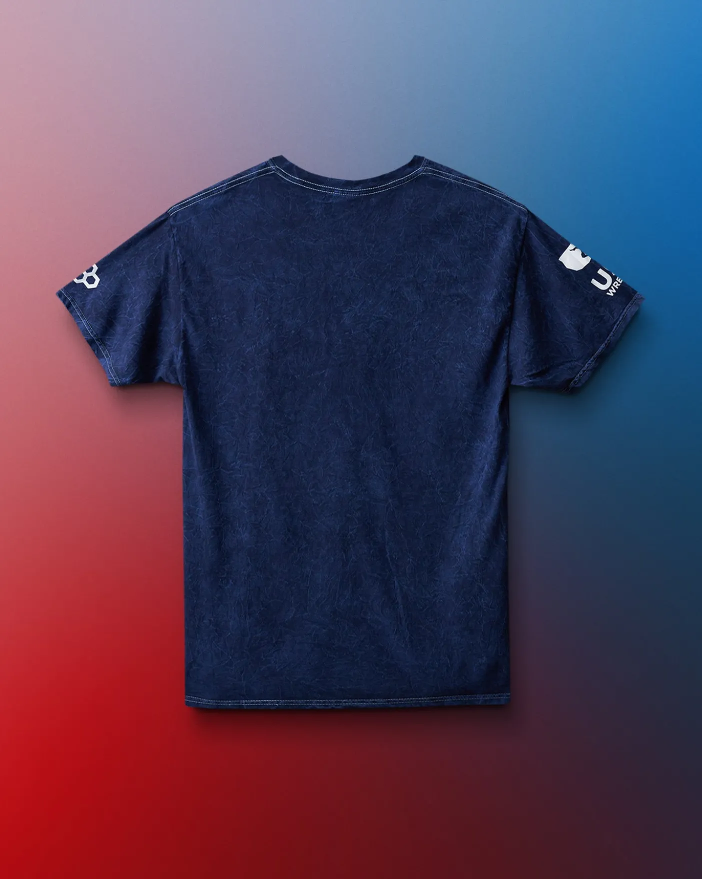 USA Wrestling Logo Acid Wash Heavyweight T-Shirt