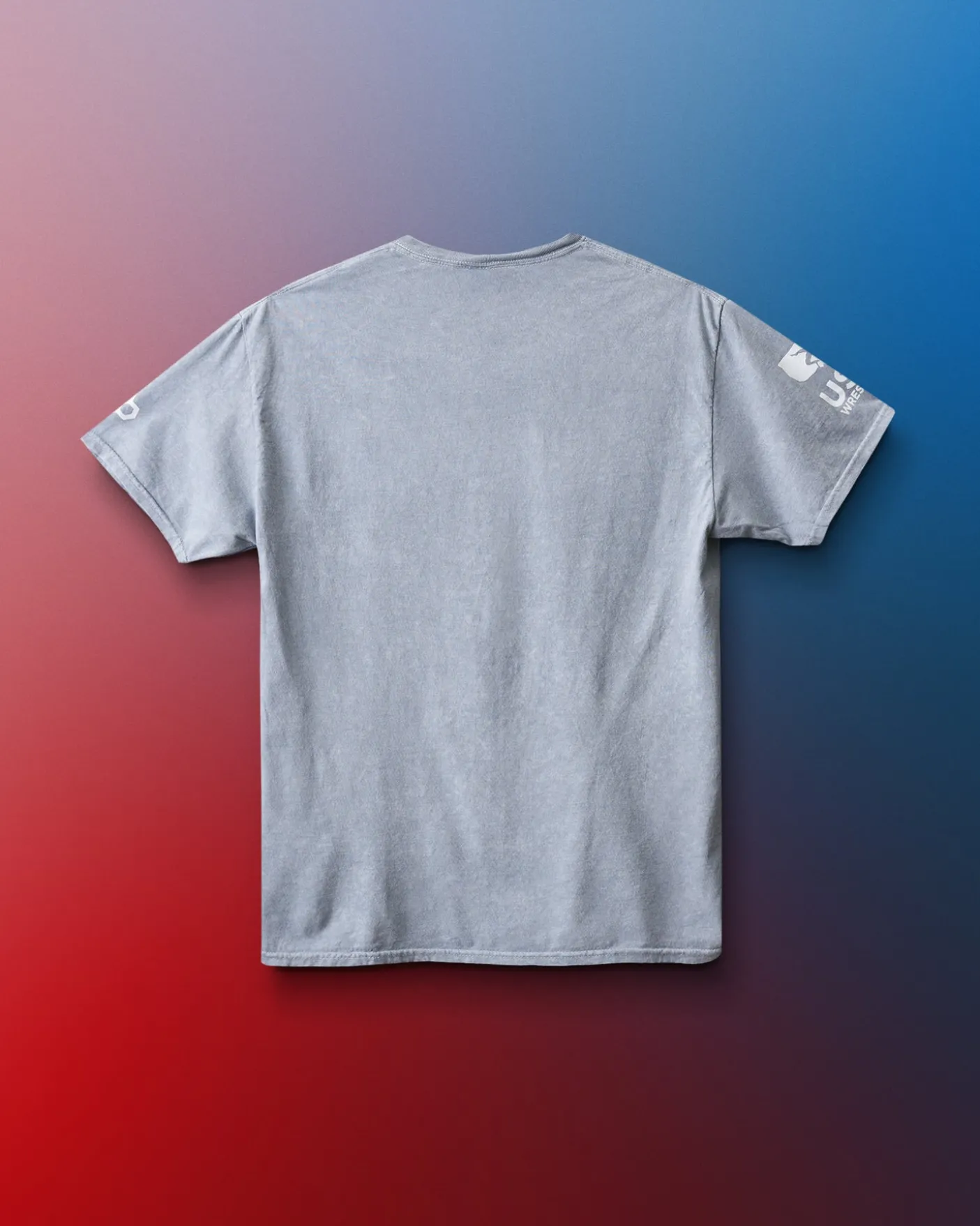 USA Wrestling Logo Acid Wash Heavyweight T-Shirt