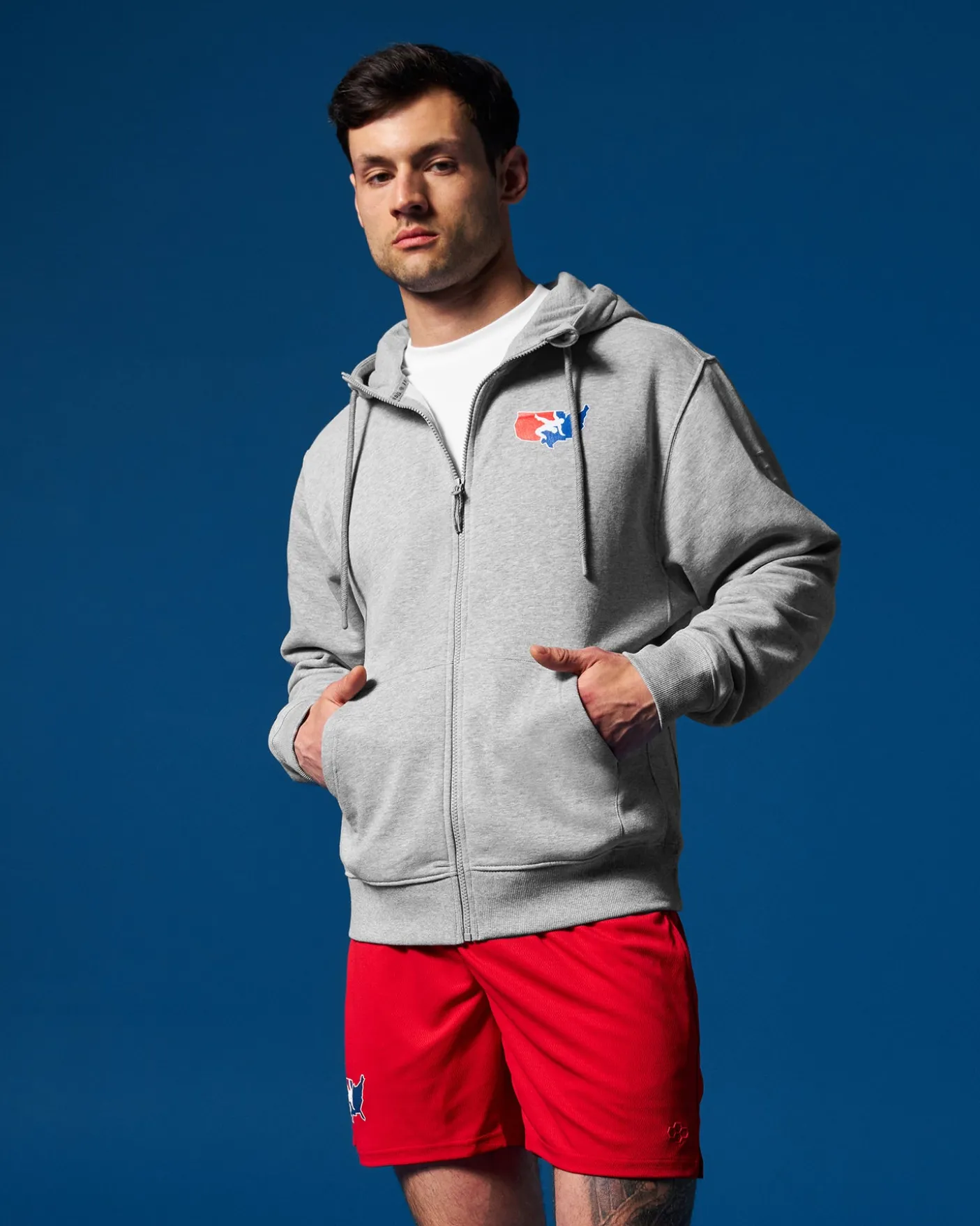 USA Wrestling Logo Comfort Fleece Full Zip