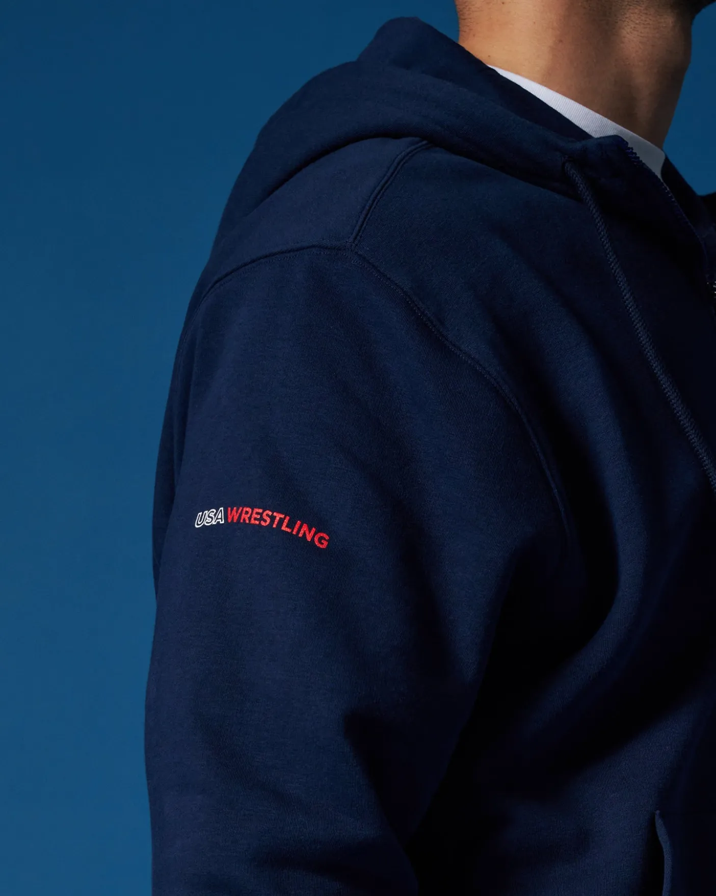 USA Wrestling Logo Comfort Fleece Full Zip