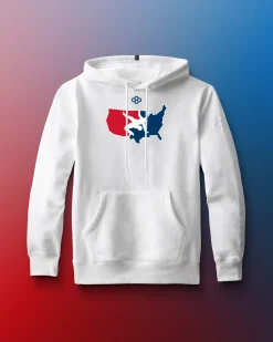 USA Wrestling Logo Comfort Fleece Hoodie