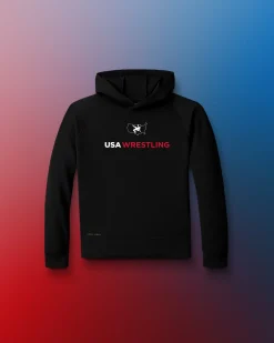 USA Wrestling Logo COOL-FEEL Youth Hoodie