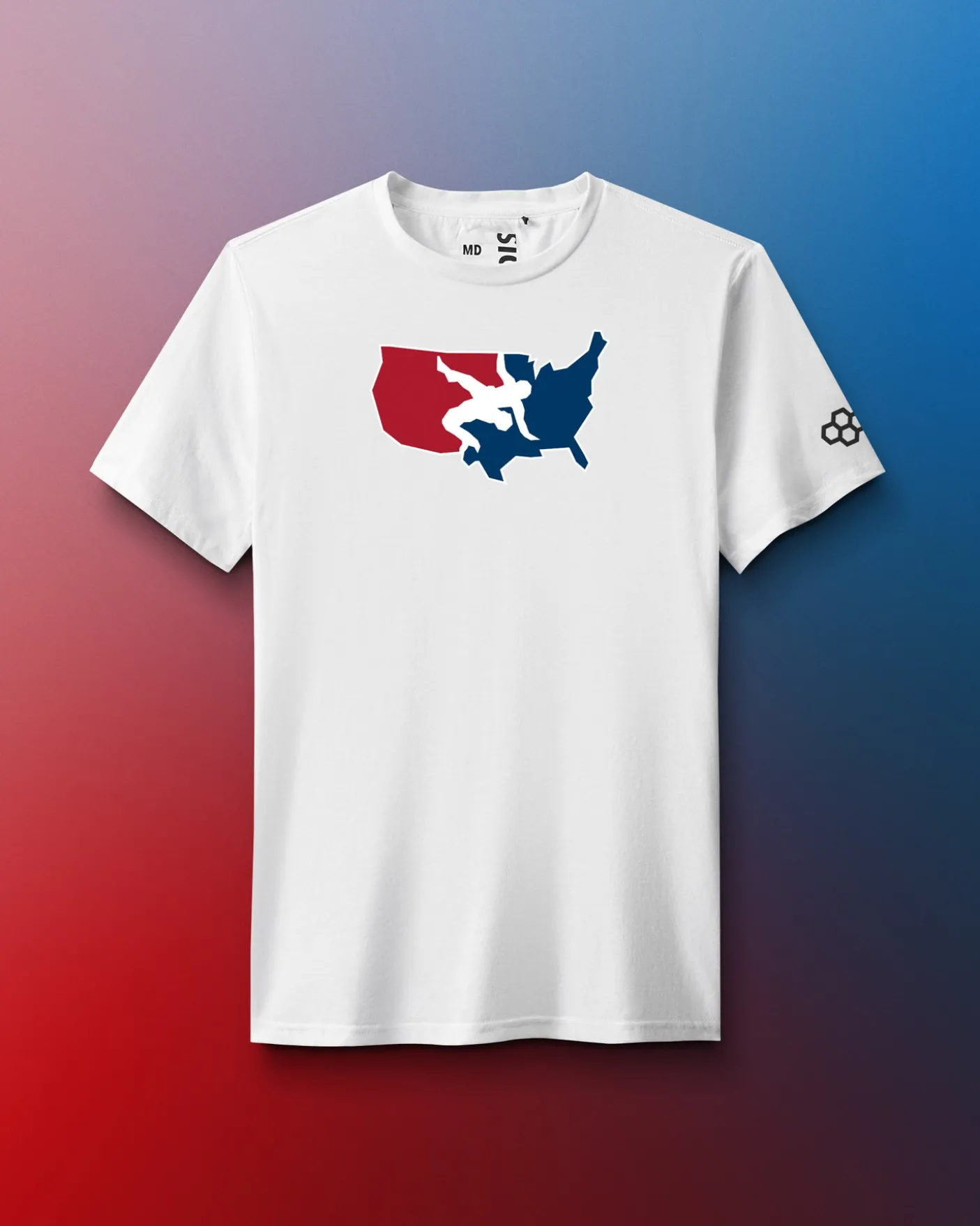 USA Wrestling Logo Elite Super Soft T-Shirt