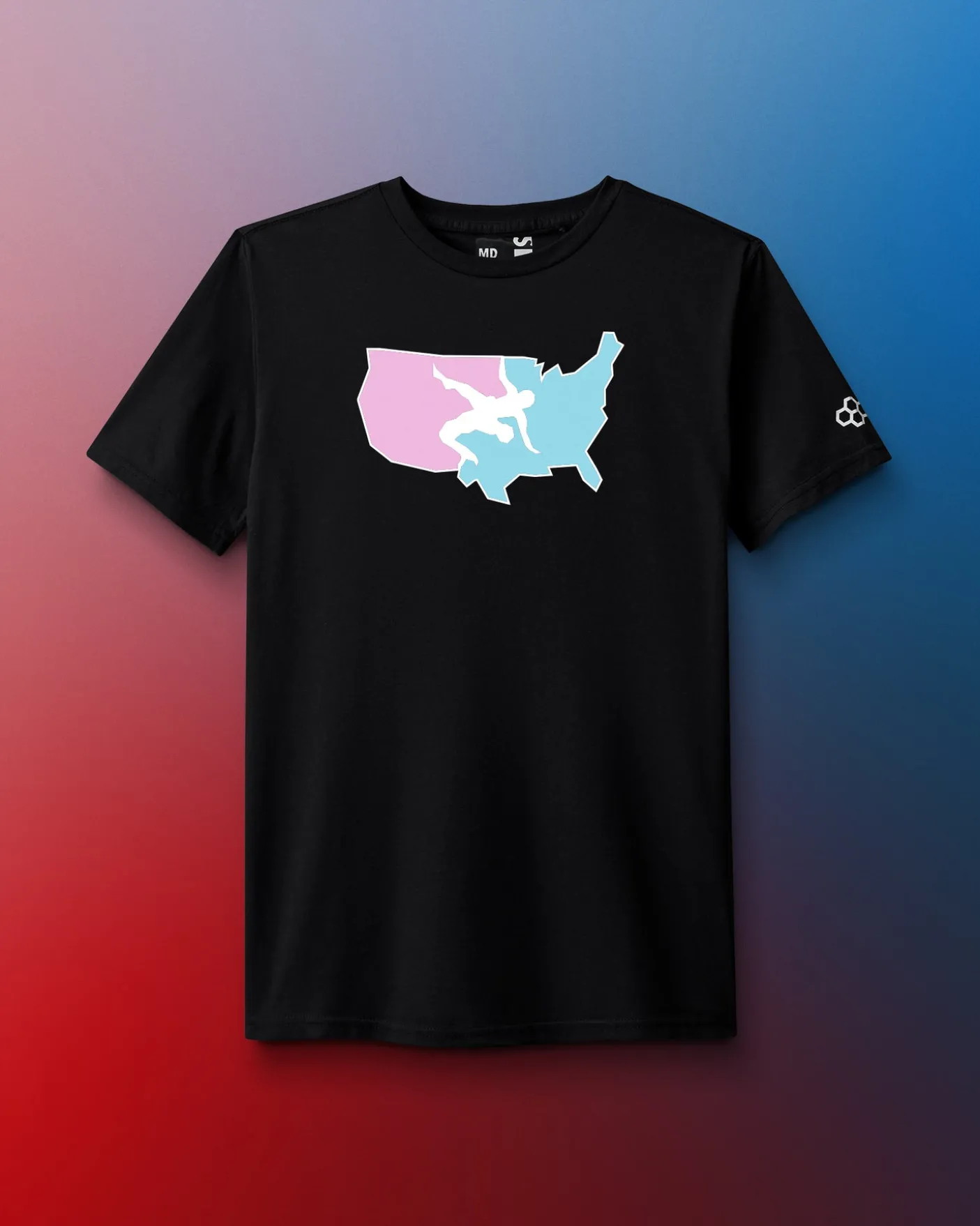 USA Wrestling Logo Elite Super Soft T-Shirt