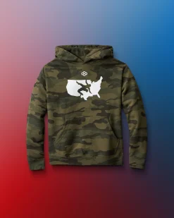USA Wrestling Logo Youth Tradition Hoodie