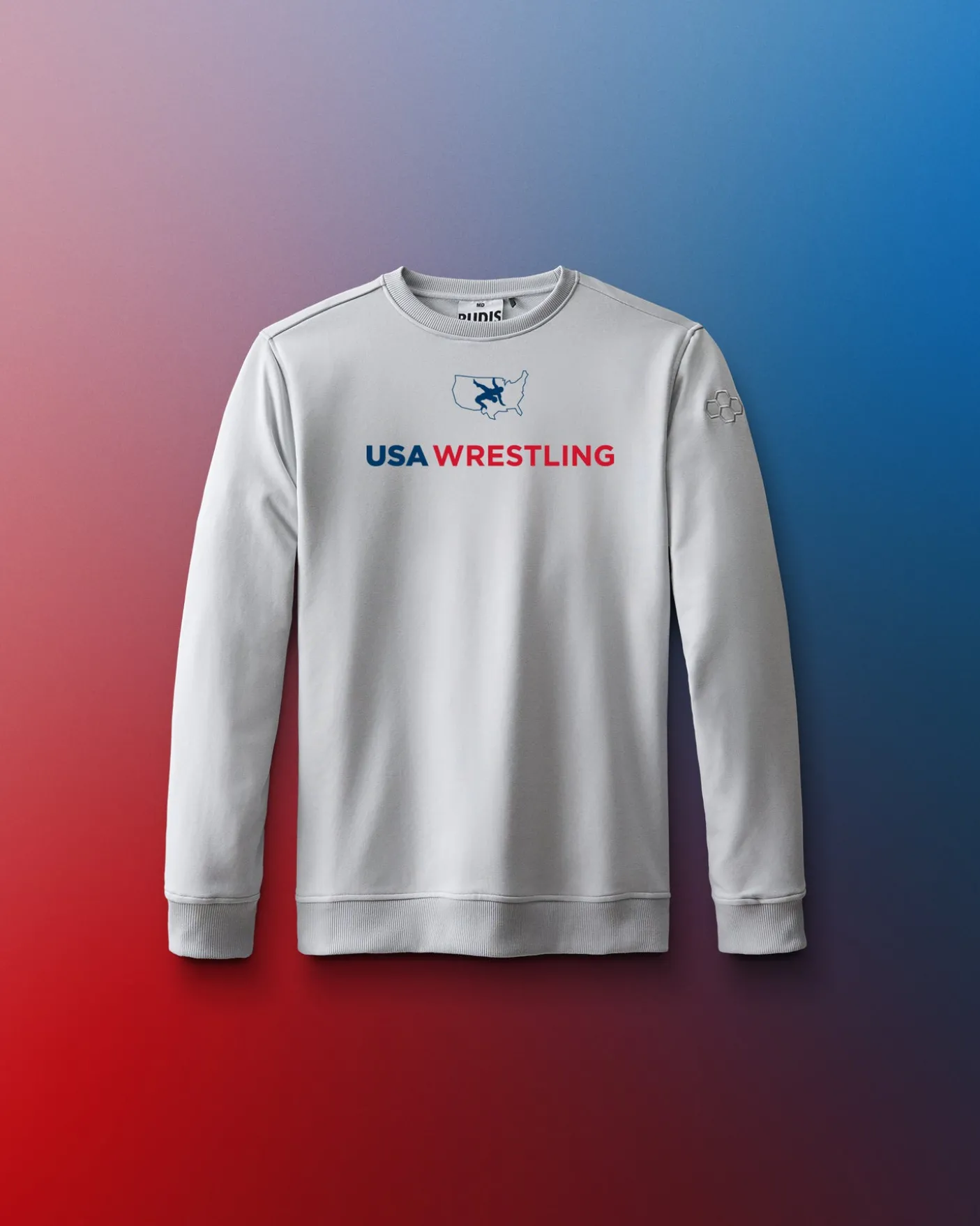 USA Wrestling Logo Youth Elite Terry Crewneck
