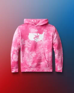 USA Wrestling Logo Youth Tie-Dye Hoodie