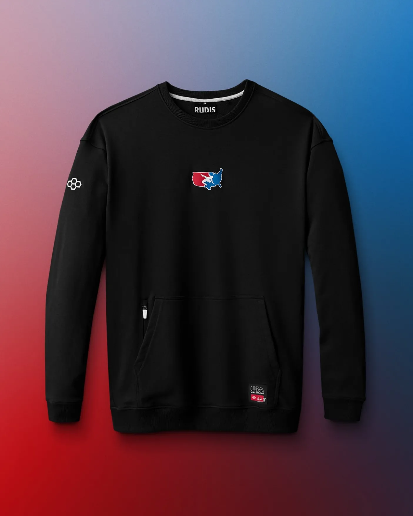 USA Wrestling Luxe Terry Crewneck