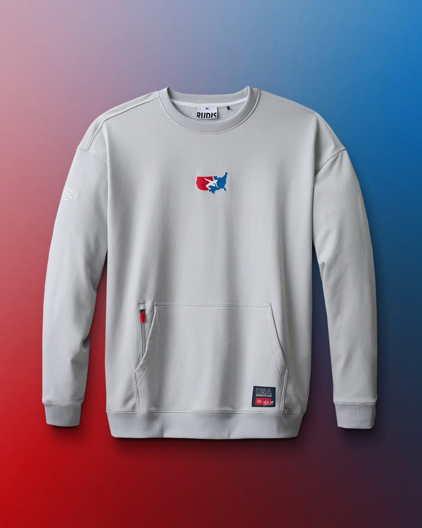 USA Wrestling Luxe Terry Crewneck