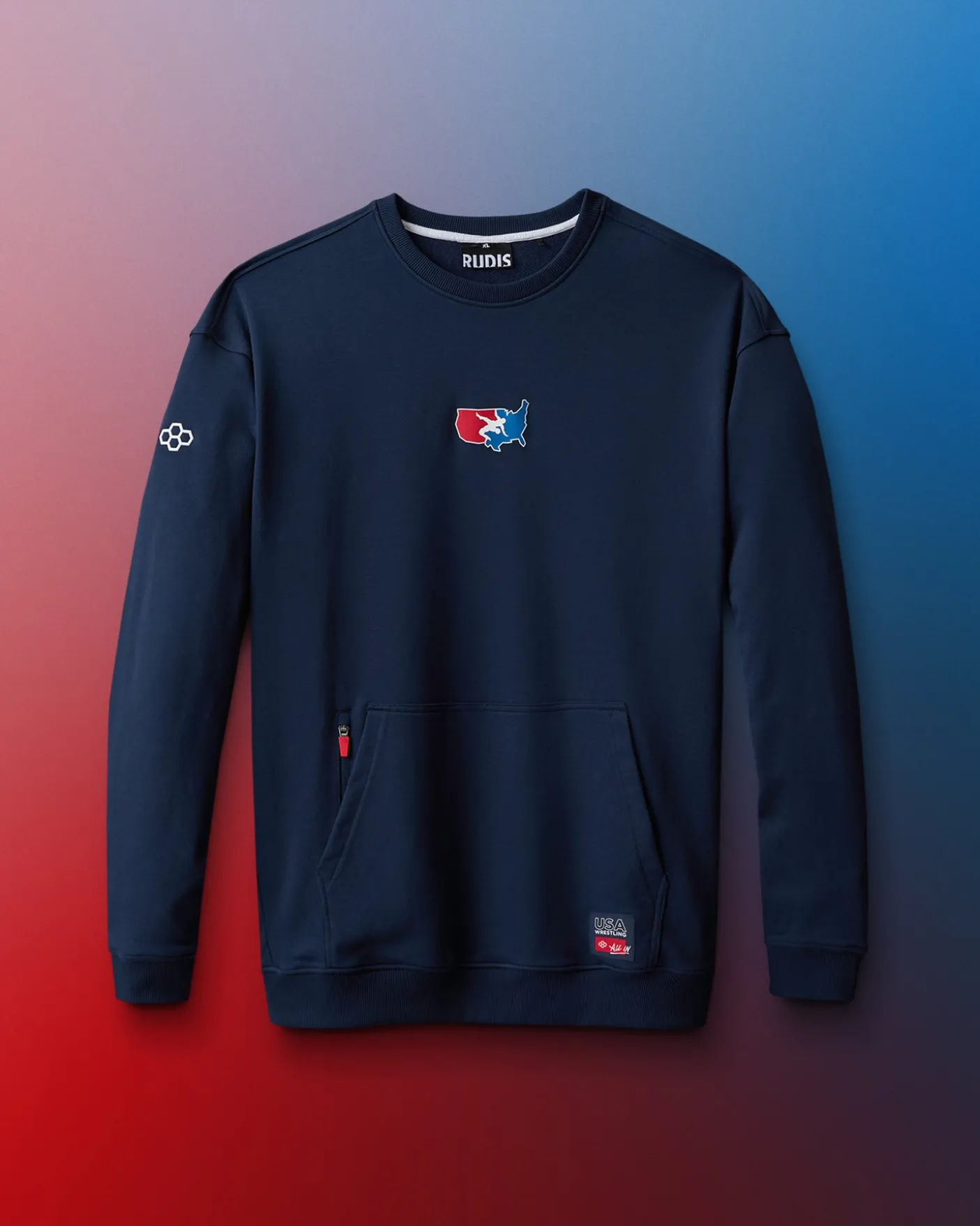 USA Wrestling Luxe Terry Crewneck