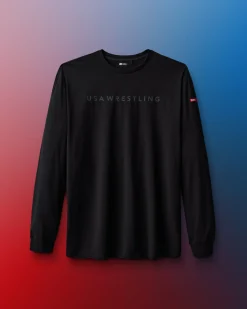 USA Wrestling Sleek Hybrid Long Sleeve