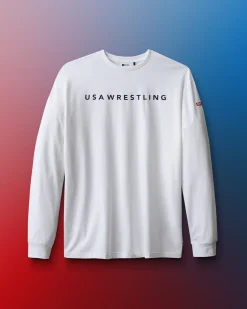 USA Wrestling Sleek Hybrid Long Sleeve