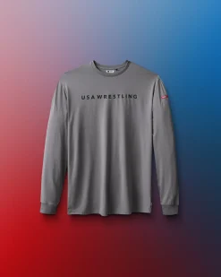USA Wrestling Sleek Hybrid Youth Long Sleeve