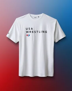 USA Wrestling Stacked Hybrid T-Shirt