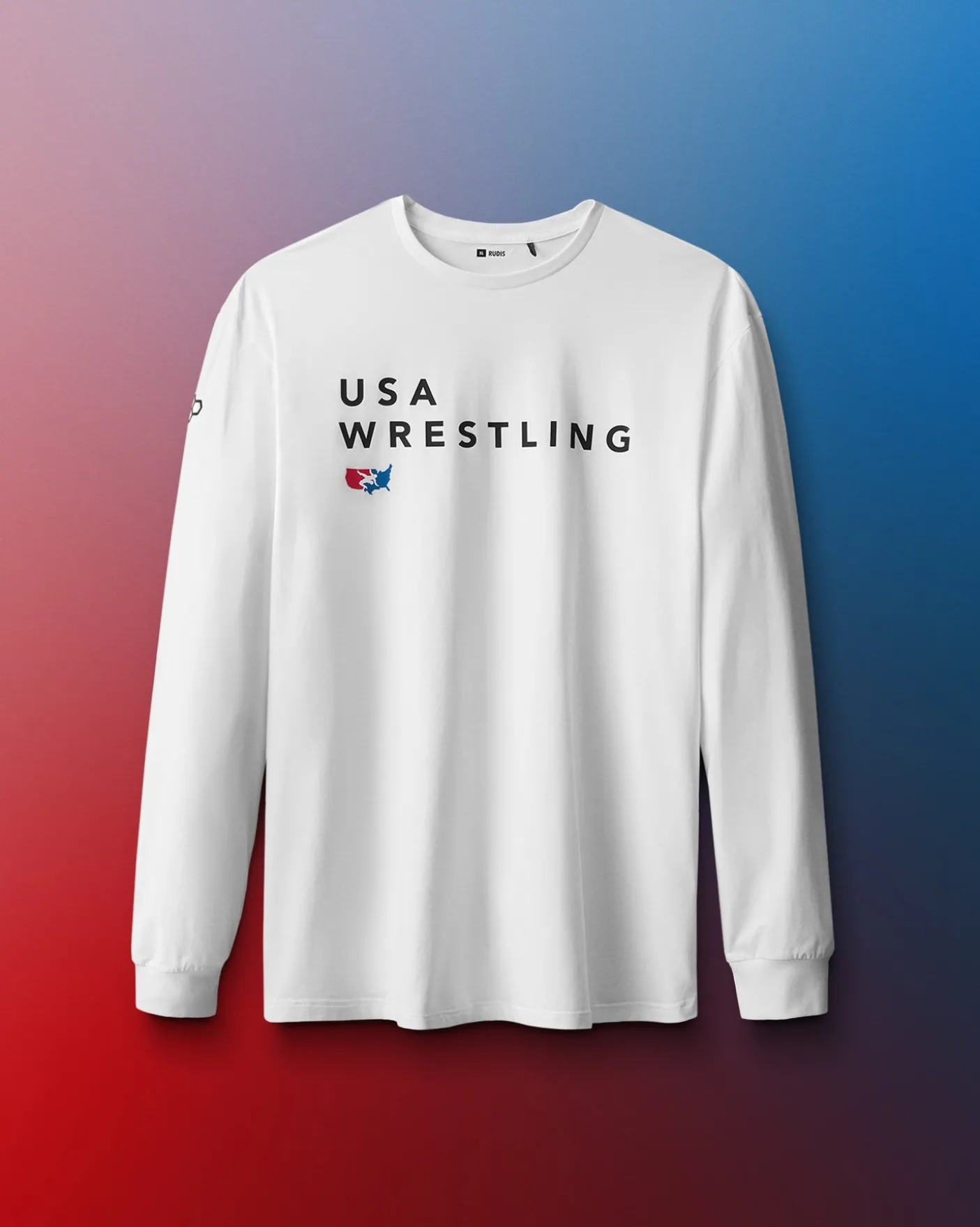 USA Wrestling Stacked Hybrid Long Sleeve