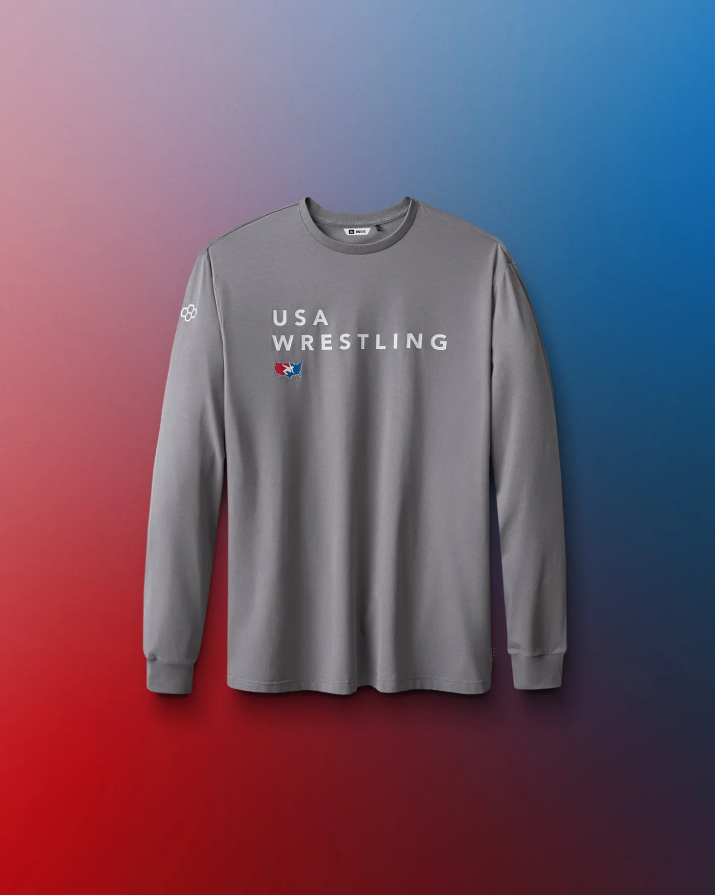 USA Wrestling Stacked Hybrid Youth Long Sleeve