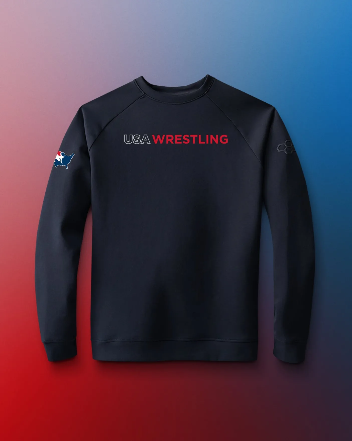 USA Wrestling Wordmark Ultimate Crewneck